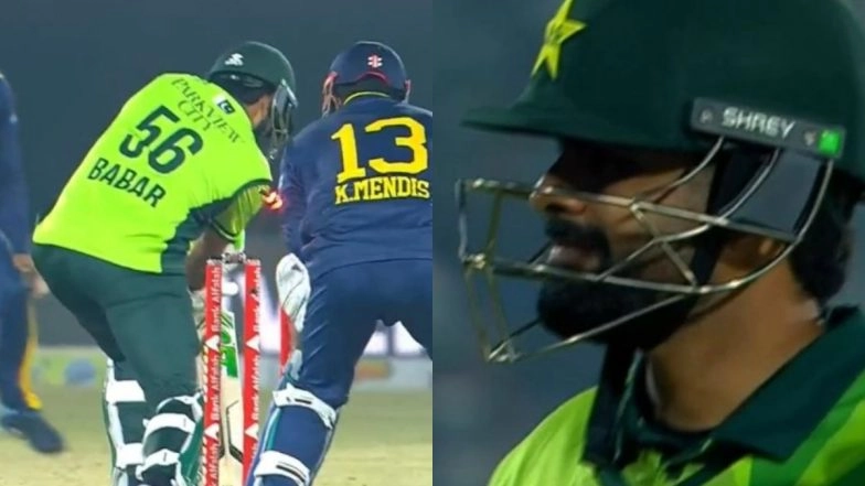 Babar Azam Wicket Video: Watch Jeffrey Vandersay Castle Pakistan's Star Batter During PAK vs SL 3rd ODI 2025