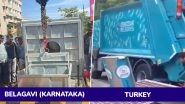 Is Viral Video of Garbage Collection Through Underground Dustbin System From Karnataka's Belagavi? Fact Check Reveals It's From Turkiye