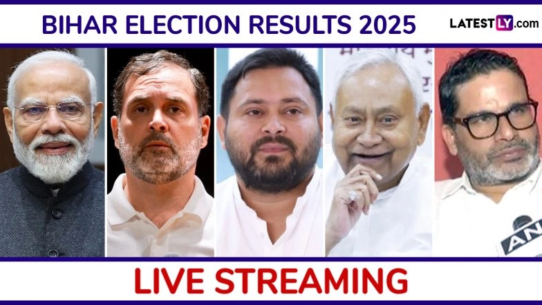 Bihar Election Result 2025 Live Streaming on ABP News: Watch News Updates on Bihar Assembly Elections Results, Latest Trends, Winning Candidates and Party-Wise Seat Numbers