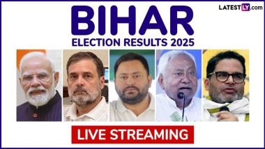 Bihar Election Result 2025 Live Streaming on India Today: Watch News Updates on Bihar Assembly Elections Results, Latest Trends, Winning Candidates and Party-Wise Seat Numbers