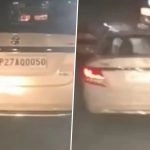 Uttar Pradesh: Car Blocks Ambulance Carrying Critical Patient in Shahjahanpur, Driver Fined INR 10,000 After Video Goes Viral