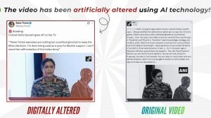 Did Colonel Sofia Qureshi Say That Trishul Exercises Are Political Gimmick To Sway Bihar Assembly Elections 2025? PIB Fact Check Debunks AI-Generated Fake Video