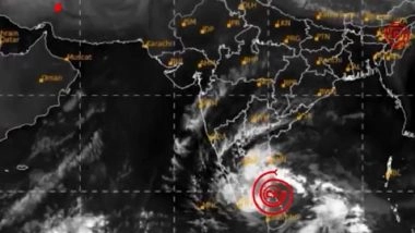 Cyclone Ditwah Live Tracker Map on Windy: IMD Issues Red Alert As Cyclonic Storm 'Ditwah' Expected To Make Landfall in Tamil Nadu and Puducherry on November 30 Evening; Check Real-Time Status Here
