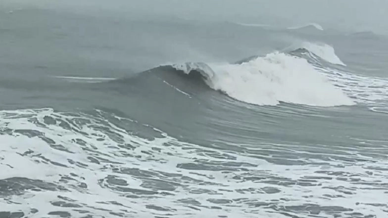 Cyclone Ditwah Update: IMD Issues Red Alert As Cyclonic Storm Continues Northward Parallel to Tamil Nadu and Puducherry Coast (Watch Videos)