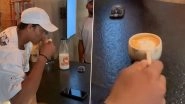 'Aisa Mocha Phir Kaha Milega' Dhruv Jurel Crafts Latte Art On Coffee For Yashasvi Jaiswal, Impresses Team India Opener With His Skills Ahead of IND vs SA 1st Test 2025 (Watch Video) 'Aisa Mocha Phir Kaha Milega' Dhruv Jurel Crafts Latte Art On Coffee For Yashasvi Jaiswal, Impresses Team India Opener With His Skills Ahead of IND vs SA 1st Test 2025 (Watch Video)