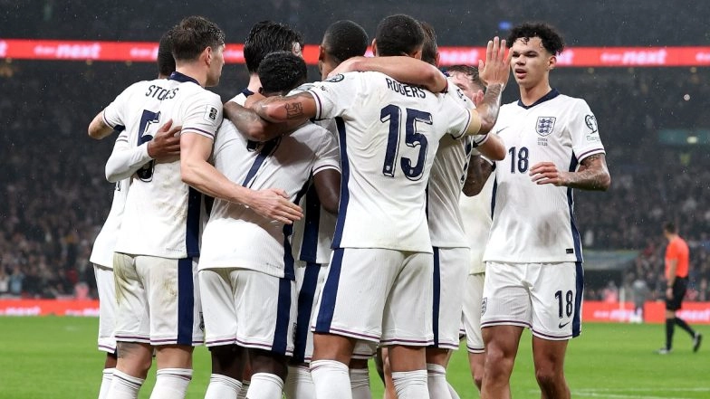 How To Watch Albania vs England FIFA World Cup 2026 European Qualifiers Live Streaming Online in India? Get Free Live Telecast of ALB vs ENG & Football Score Updates on TV