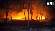 Delhi Fire: Massive Blaze Erupts in Tikri Kalan Industrial Area, Rescue Operations Underway (Watch Videos)
