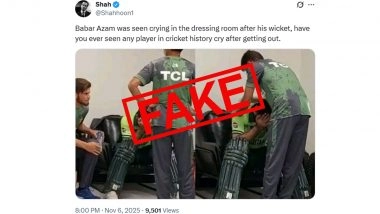 Fact Check: Did Babar Azam Break Down in Tears in Dressing Room After Getting Dismissed in PAK vs SA 2nd ODI 2025, Here's the Truth