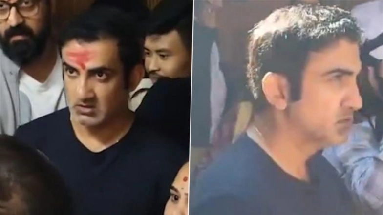 Team India Head Coach Gautam Gambhir Offers Prayers at Maa Kamakhya Temple in Guwahati Ahead of IND vs SA 2nd Test 2025 (Watch Video)