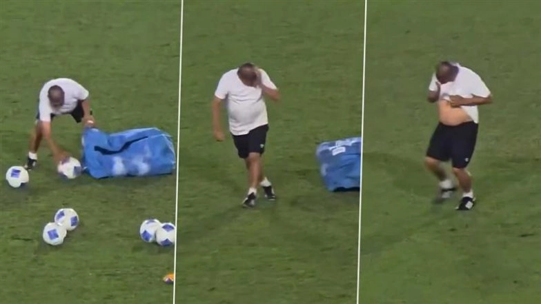 Guatemala Kitman Breaks Down in Tears While Continuing to Work After Team Misses Out on FIFA World Cup 2026 Spot With Loss to Panama (Watch Video)
