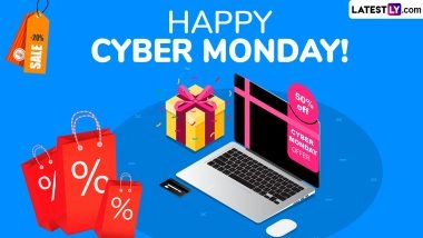 Cyber Monday 2025: Wishes, Greetings, Messages, WhatsApp Stickers and Facebook Photos To Celebrate the Holiday Shopping Season