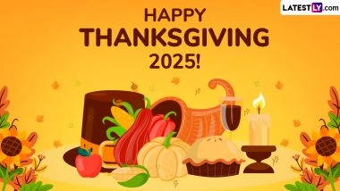 Happy Thanksgiving 2025 Greetings, Messages, Wallpapers: Celebrate Turkey Day With These Wishes, Images and WhatsApp Stickers