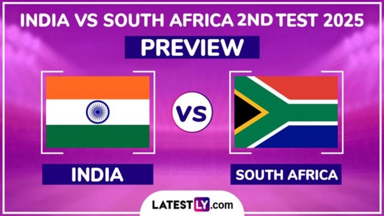 When is IND vs SA 2nd Test 2025 Match? What is The H2H Record? Who Are The Key Players? Read India vs South Africa Match Preview