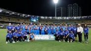 India Win Series 2&ndash;1 After IND vs AUS 5th T20I 2025 Called Off Due to Rain in Brisbane