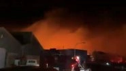 Japan Fire: 1 Dead, Over 170 Buildings Damaged After Massive Blaze Erupts in Residential Area in Oita (Watch Videos) Japan Fire: 1 Dead, Over 170 Buildings Damaged After Massive Blaze Erupts in Residential Area in Oita (Watch Videos)