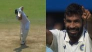 Jasprit Bumrah Castles Aiden Markram, Ends South African Batter's Stay Before Tea During IND vs SA 2nd Test 2025 in Guwahati (Watch Video)