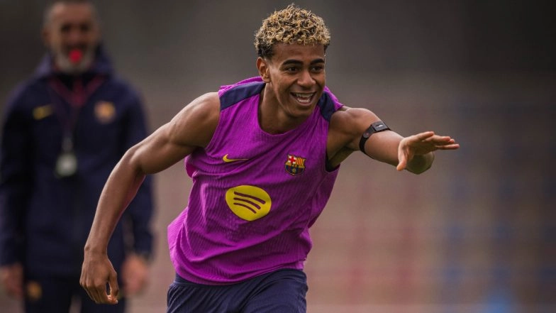 Will Lamine Yamal Play Tonight in Barcelona vs FC Copenhagen UEFA Champions League 2025-26 Match? Here’s the Possibility of Spanish Star Featuring in Starting XI