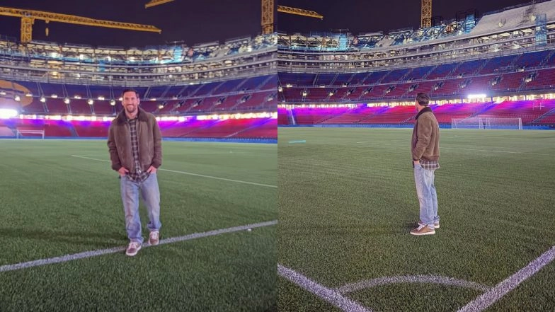 Lionel Messi Makes Sudden Visit To Camp Nou, Ex-Barcelona Star Pens Emotional Note: ‘I Hope One Day I Can Come Back’ (See Post)