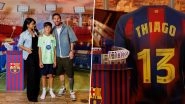 Lionel Messi&rsquo;s Son Thiago Celebrates 13th Birthday With Family at a Barcelona-Themed Party