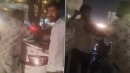 Maharashtra: Man Thrashes Cab Driver From Pune in Lonavala, Vandalises His Car With Stone; Disturbing Video Surfaces Maharashtra: Man Thrashes Cab Driver From Pune in Lonavala, Vandalises His Car With Stone; Disturbing Video Surfaces