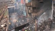 Mumbai Fire: Massive Blaze Erupts Near Mahim Station, 8-10 Homes Damaged (Watch Video)