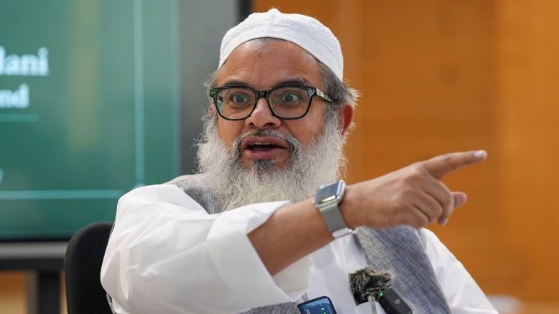 &lsquo;Saffronisation of Education&rsquo;: Muslim Students Compelled to Sing Vande Mataram, Says Maulana Mahmood Madani (Watch Video)