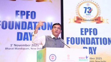 EPFO Foundation Day: Union Minister Mansukh Mandaviya Launches Employee Enrollment Scheme 2025 to Boost Citizen-Centric Service Delivery