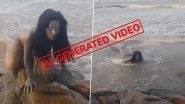 Is the 'Mermaid Spotted in Bandra' Video Real or Fake? Viral Reel Claiming Mermaid Washed Up Near Carter Road in Mumbai Is AI-Generated, Reveals Fact Check Is the 'Mermaid Spotted in Bandra' Video Real or Fake? Viral Reel Claiming Mermaid Washed Up Near Carter Road in Mumbai Is AI-Generated, Reveals Fact Check