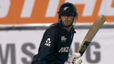 West Indies Beat New Zealand By 7 Runs in NZ vs WI 1st T20I 2025; Mitchell Santner's 55-Run Knock in Vain as Windies Take 1-0 Series Lead