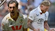 Mitchell Starc, Ben Stokes Become First Bowlers To Take Day 1 Five-Wicket Hauls Since Steve Harmison and Glenn McGrath in 2005, Achieve Feat During AUS vs ENG 1st Ashes Test 2025&ndash;26