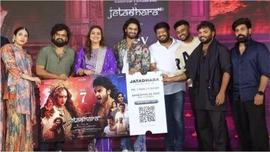 'Jatadhara' Pre-Release Event: Sudheer Babu’s Electrifying Fan Frenzy Takes Hyderabad By Storm (Watch Video)