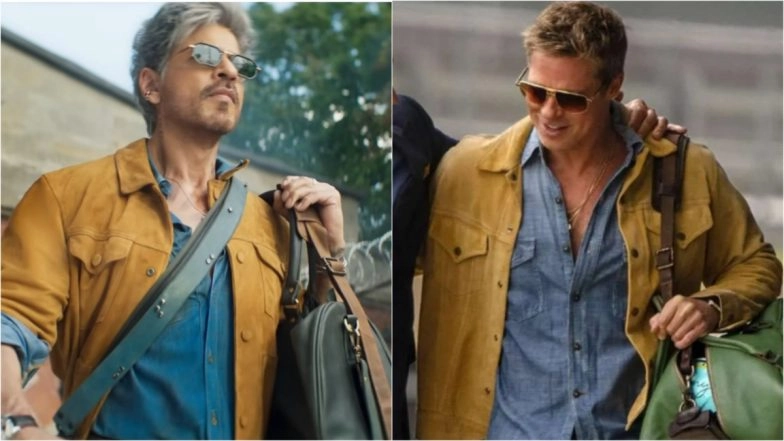 &lsquo;King&rsquo; Title Reveal: Did Shah Rukh Khan Copy Brad Pitt&rsquo;s Wardrobe From &lsquo;F1 the Movie&rsquo;? Fans Remind SRK Did It First! (View Pics)