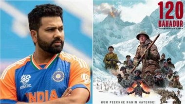 Rohit Sharma Hails '120 Bahadur' Trailer: Farhan Akhtar’s War Epic Wins Hearts With Power and Emotion