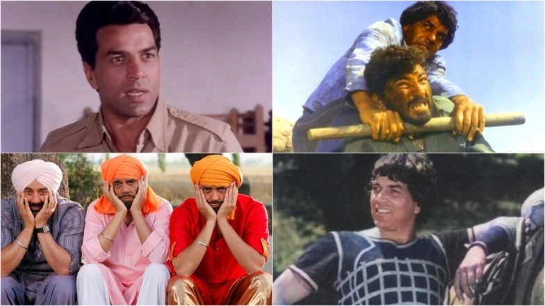 Remembering Dharmendra: From &lsquo;Satyakam&rsquo; to &lsquo;Yamla Pagla Deewana&rsquo;, 10 Most Memorable Roles of Bollywood&rsquo;s &lsquo;He-Man&rsquo; That Made Us Laugh, Cry and Cheer!