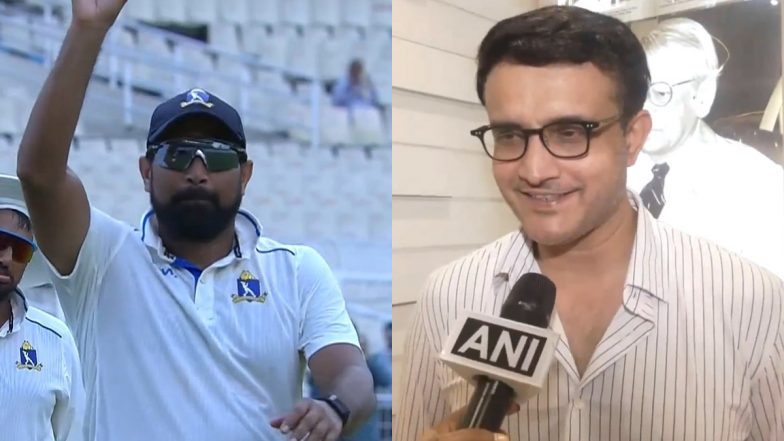 Sourav Ganguly Bats for Mohammed Shami After Pacer’s Non-Selection for IND vs SA 2025 Tests: ‘Don’t See Any Reason Why Shami Can’t Keep Playing for India’ (Watch Video)