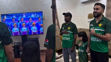 Pakistan Fans Sing Indian National Anthem Along With Sunidhi Chauhan Ahead of IND-W vs SA-W ICC Women's World Cup 2025 Final (Watch Video)