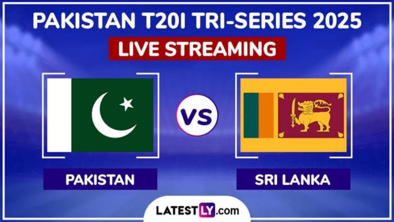 Pakistan vs Sri Lanka Free Live Streaming Online, T20I Tri-Series 2025: How To Watch PAK vs SL Cricket Match Live Telecast on TV in India?