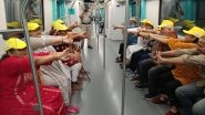 'Metro Line 3 Is for Everyone!': 25 Senior Citizens of Priyadarshani Laughter Club Travel by Mumbai Metro Line 3, Enjoy Joyful Ride on the Aqua Line (See Pics) 'Metro Line 3 Is for Everyone!': 25 Senior Citizens of Priyadarshani Laughter Club Travel by Mumbai Metro Line 3, Enjoy Joyful Ride on the Aqua Line (See Pics)