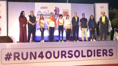 ‘Run 4 Our Soldiers’: Pranav Adani, Mandira Bedi Flag Off Marathon in Ahmedabad Dedicated to Indian Armed Forces