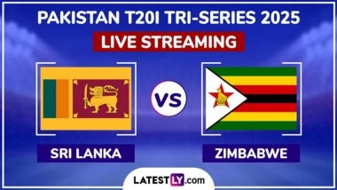 Sri Lanka vs Zimbabwe Free Live Streaming Online, T20I Tri-Series 2025: How To Watch SL vs ZIM Cricket Match Live Telecast on TV in India?