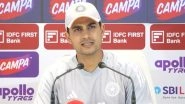'My IPL Career Started Here' Team India Captain Shubman Gill Gets Nostalgic About Eden Gardens in Press Conference Ahead of IND vs SA 1st Test 2025 (Watch Video) 'My IPL Career Started Here' Team India Captain Shubman Gill Gets Nostalgic About Eden Gardens in Press Conference Ahead of IND vs SA 1st Test 2025 (Watch Video)