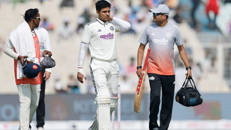 IND vs SA 2nd Test 2025: Shubman Gill Discharged From Hospital After Neck Spasm; Doubtful for Guwahati Match