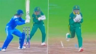Smriti Mandhana Wicket Video: Watch Chloe Tryon Dismiss Star Indian Opener During IND-W vs SA-W ICC Women's World Cup 2025 Final