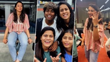 'Samjho Ho Hi Gaya' Smriti Mandhana Flaunts Her Engagement Ring in Funny Reel Alongside Teammates Jemimah Rodrigues, Radha Yadav, Shreyanka Patil and Arundhati Reddy Ahead of Wedding With Palash Muchhal (Watch Video)
