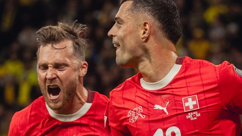 How To Watch Switzerland vs Sweden FIFA World Cup 2026 European Qualifiers Live Streaming Online in India? Get Free Live Telecast of SUI vs SWE & Football Score Updates on TV