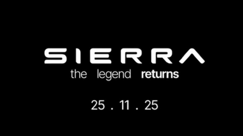 Tata Sierra SUV Launch Confirmed in India on November 25; Check Expected Price, Key Specifications and Features