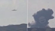 Turkey Plane Crash: Turkish Military Cargo Plane C-130 Crashes Near Georgia-Azerbaijan Border, Video Surfaces Turkey Plane Crash: Turkish Military Cargo Plane C-130 Crashes Near Georgia-Azerbaijan Border, Video Surfaces