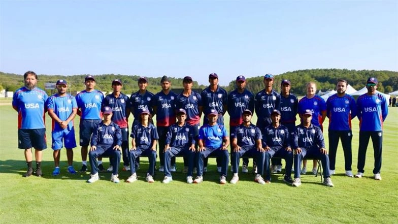 USA Defeat Nepal By 4 Wickets in ICC Cricket World Cup League Two 2023-27; Saiteja Mukkamalla, Harmeet Singh Power Monank Patel and Co to Victory Despite Dipendra Airee's Heroics