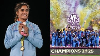 'Feeding My Baby at Midnight...' Vinesh Phogat Sends Powerful 'Womanhood' Message After India's ICC Women's World Cup 2025 Title Win (See Post)