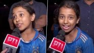 Young Girl's Reaction to Team India's ICC Women's World Cup 2025 Title Victory Goes Viral Due to Her Fluent English (Watch Video)
